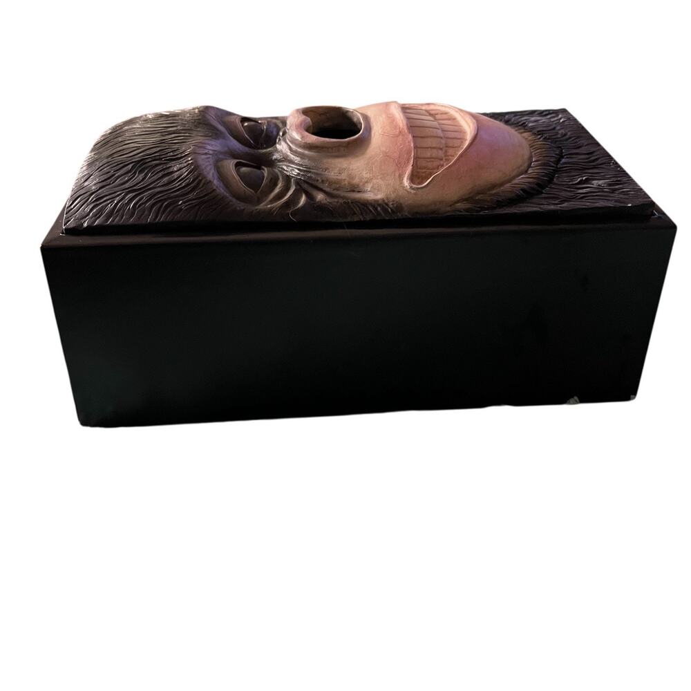 RARE! CHIMPANZEE Monkey Face Tissue Box Holder Cover FAST SHIPPING 2082-31 - Picture 4 of 8